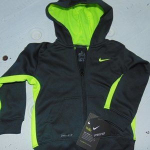 Nike Dri Fit Jacket 24 months Yellow and Grey